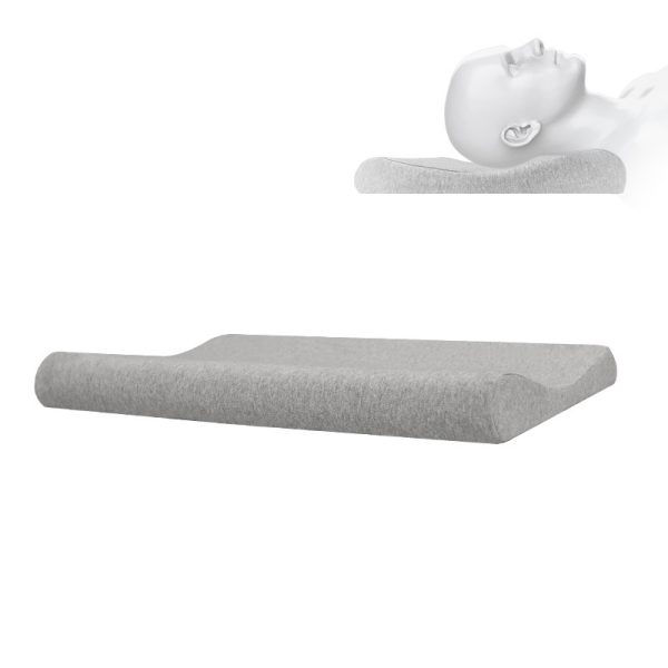 Low-Profile Memory Foam Pillow, Single Size, Memory Foam Core, Adult-Sized, Long, Low-Profile, Cervical Spine Support Pillow, Single