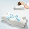 1 Slow-Rebound Memory Foam Beauty Pillow, Contoured Pillow, Side Sleeping Neck Support Pillow, Home Use, Adult Stretch Pillow, Single Size