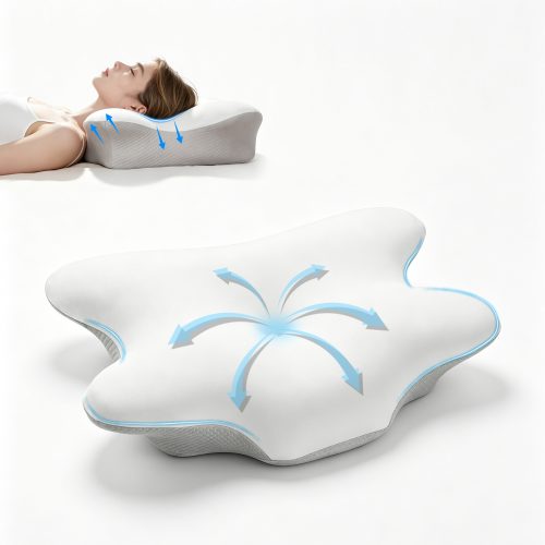 Memory Foam Pillow Special for Sleeping on the Side of High and Low Pillows to Relieve Pressure and Protect Neck for Adults