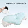 Slow-Rebound Memory Foam Neck Support Pillow for Sleeping – Zero-Pressure Neck Support Pillow, Portable for Business Trips and Travel, Single Size