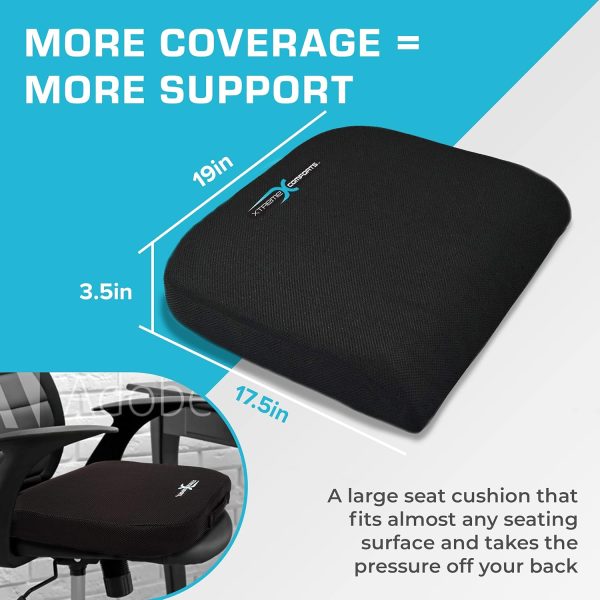 2 Best-selling Memory Foam Car Seat Cushions