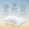 2 Cooling Pillow, Shredded Foam Memory Foam Pillow, Bamboo Fiber Pillow, Pillow for Back, Side, and Stomach Sleeping
