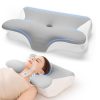 2.2 Low-rebound neck pillow with adjustable height to relieve shoulder stiffness; straight-neck, side-sleeping pillow; anti-snoring; washable pillowcase