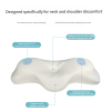 Slow-Rebound Memory Foam Neck Support Pillow for Sleeping – Zero-Pressure Neck Support Pillow, Portable for Business Trips and Travel, Single Size