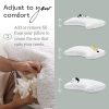 3 Cooling Pillow, Shredded Foam Memory Foam Pillow, Bamboo Fiber Pillow, Pillow for Back, Side, and Stomach Sleeping