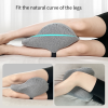 Side-Sleeping Leg Pillow with Straps for Secure Fit; Memory Foam Leg Pillow Designed for Sleeping; Removable and Washable; Single Size
