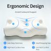 4 Slow-Rebound Memory Foam Beauty Pillow, Contoured Pillow, Side Sleeping Neck Support Pillow, Home Use, Adult Stretch Pillow, Single Size