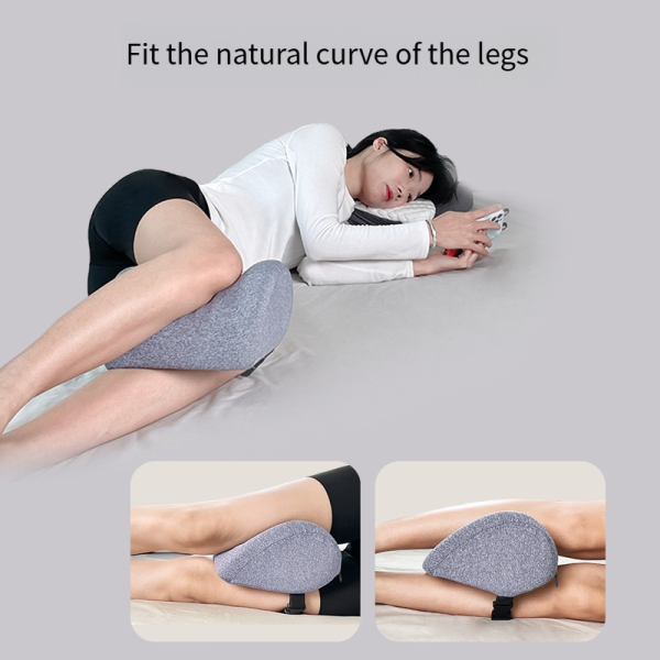Memory Foam Pressure-Relieving Leg Pillow for Pregnancy, Side Sleeping Leg Pillow, Bed Pillow, Side Sleeping Leg Pillow, Leg Support Pillow, Single Size