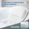 4D Mesh Butterfly-Shaped Bath Pillow with Suction Cups and Hooks—Bathroom Pillow for Bathing, Quick-Drying
