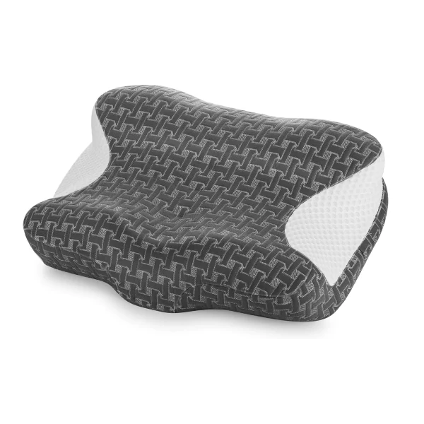 Ergonomic Adjustable-Height Neck Support Memory Foam Pillow
