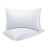 Cooling Pillow, Shredded Foam Memory Foam Pillow, Bamboo Fiber Pillow, Pillow for Back, Side, and Stomach Sleeping