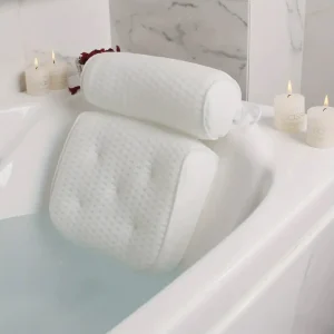 Bathtub Pillow, Non-Slip Mat, Bathing Accessories, Cushion, Backrest, Bathing Headrest, Shower Headrest, Massage Pillow