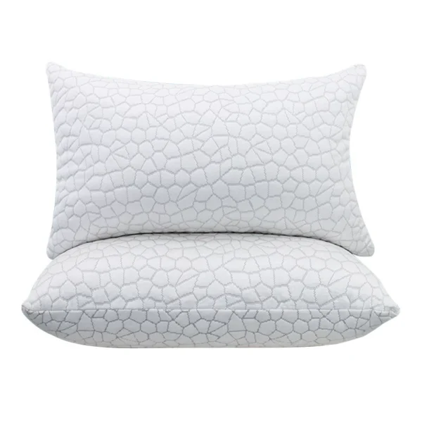 O1CN01CAqaNx2I9Lq04ufep_!!2816569243-0-cib.jpg_ Single-sided cooling pillow, shredded foam memory foam pillow, bamboo fiber pillow, pillow for sleeping on your back, side, or stomach, memory foam pillow