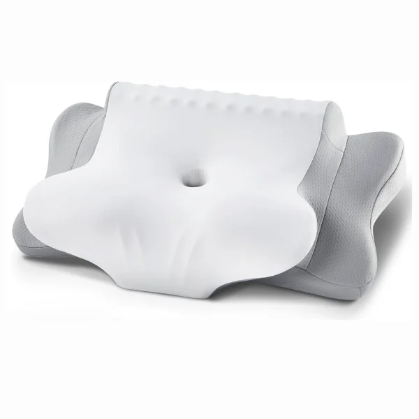 O1CN01GGahRw2I9Lwu2pduO_!!2816569243-0-cib.jpg_ Memory Foam Pillow, Slow-Rebound Neck Support Pillow, Butterfly-Shaped Pillow, Single-Size Pillow with Adjustable Height, Ergonomic Memory Foam