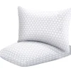 Memory foam pillow, cooling pillow, adjustable straps for sides and back, washable pillowcase, neck support, high resilience