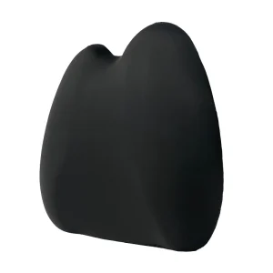 Ergonomic backrest cushion for chairs, wheelchairs, and memory foam car headrests—gray