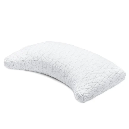 Cooling Pillow, Shredded Foam Memory Foam Pillow, Bamboo Fiber Pillow, Pillow for Back, Side, and Stomach Sleeping