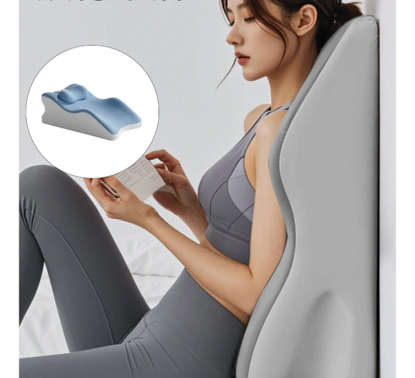 Memory Foam Pillow for Prone Sleeping, Bed Use, Phone Use, and More—Multifunctional Prone Pillow, Bedside Cushion, and Backrest