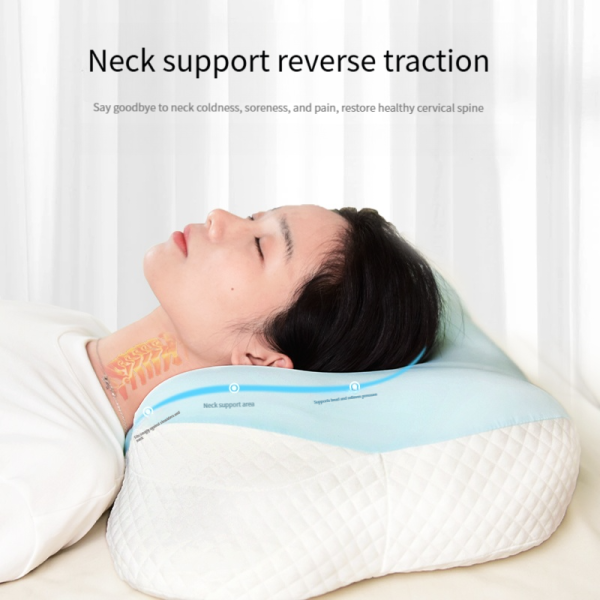 主图2 Memory Foam Pillow, Slow-Rebound Cloud Memory Foam Pillow, Neck Support Pillow, Butterfly Pillow, Deep Sleep Cervical Pillow, Single Deep Sleep Pillow