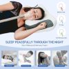 Ergonomic Adjustable-Height Neck Support Memory Foam Pillow