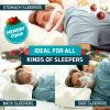 主图6 Memory foam pillows are suitable for side and back sleepers; the medium-firm memory foam reduces air leakage and mask pressure.