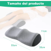 Memory Foam Footrest, Leg Pillow, Leg-Shaping Pillow, Pregnancy Bed Pillow, Leg-Elevating Pillow, Leg Support Pillow, Elevating Cushion