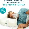 主图9 Memory foam pillows are suitable for side and back sleepers; the medium-firm memory foam reduces air leakage and mask pressure.