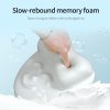 画板 4 Memory Foam Cushion, Butt-Shaping Office Chair Cushion, Computer Chair Cushion, Non-Slip Car Seat Cushion, Cushion for Long Hours of Sitting