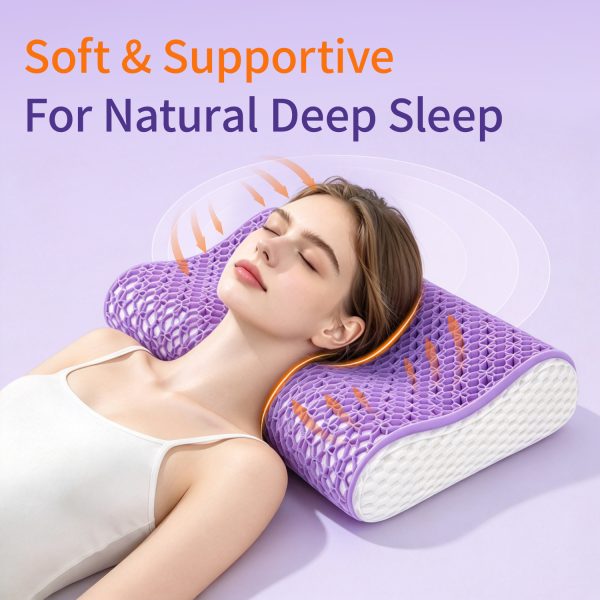 Wholesale Neck Friend Purple TPE Air Pillow - Neck Pillow for Sleep, Breathable, Soft, for Home Use