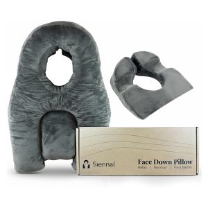 Memory Foam Lumbar Support with Adjustable Shoulder Straps for Relieving Lower Back Pain—Black (for Car and Office Chairs)