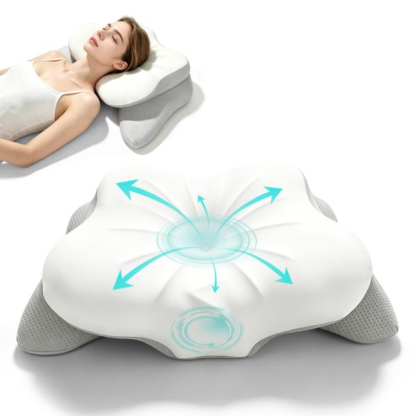 Neck Support Pillow, Butterfly-Shaped Pillow, Slow-Rebound Pillow, Specialized Cervical Support Pillow, Deep Sleep Memory Foam Side-Sleeping Pillow, Adjustable Height Soft Pillow