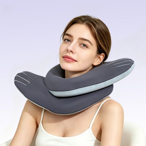 1 Versatile Spiral Travel Pillow / Office Nap Pillow / Memory Foam Pillow / Cervical Support U-Shaped Pillow