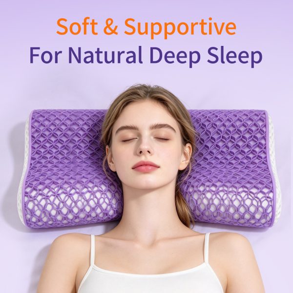 Wholesale Neck Friend Purple TPE Air Pillow - Neck Pillow for Sleep, Breathable, Soft, for Home Use