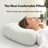 1 Memory foam neck pillow—ideal for travel and sleep, suitable for side and back sleepers, low-profile design