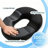 11 Memory Foam Seat Cushion: Slow-Rebound O-Shaped Cushion (Doughnut-Shaped) Ideal for People Who Sit for Long Periods
