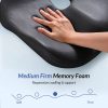 2 Office Cushion: Memory Foam Cushion—Perfect for Long Hours of Sitting, Back Support, and Comfort; Ideal for Cross-Border Shipping (Compressible for Packing)