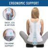 22 Memory Foam Driver's Seat Cushion—Ideal for Office, Travel, and Gaming Chairs; High-Grip Anti-Slip Cushion