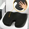 22 cushions U-shaped memory foam seat cushion, office seat cushion, pressure-relieving cushion for prolonged sitting, hemorrhoid relief cushion, student seat cushion, butt cushion