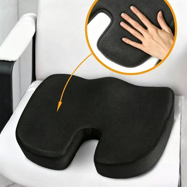 22 cushions U-shaped memory foam seat cushion, office seat cushion, pressure-relieving cushion for prolonged sitting, hemorrhoid relief cushion, student seat cushion, butt cushion