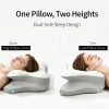 Neck Support Pillow, Butterfly-Shaped Pillow, Slow-Rebound Pillow, Specialized Cervical Support Pillow, Deep Sleep Memory Foam Side-Sleeping Pillow, Adjustable Height Soft Pillow