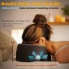 U-shaped Memory Foam Face Pillow, Outdoor Sunbathing Pillow, Stomach-Sleeping Pillow, 100% Cotton Beauty Salon Pillow, Ice-Silk Fabric