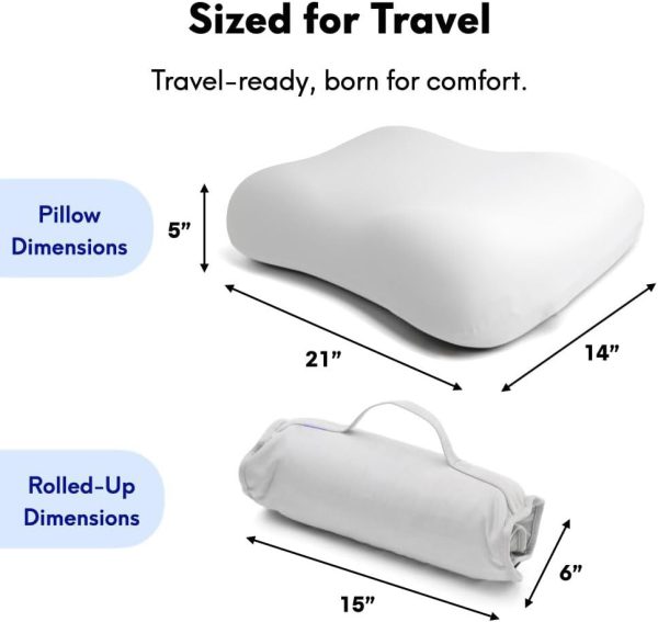 5 Memory foam neck pillow—ideal for travel and sleep, suitable for side and back sleepers, low-profile design