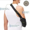 Breathable medical sling with adjustable straps for use after shoulder surgery