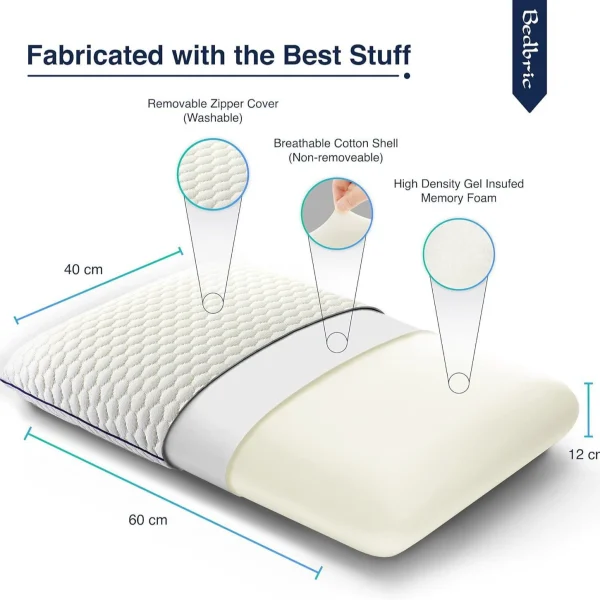 O1CN010mY3FZ2I9LuWRZfZD_!!2816569243-0-cib.jpg_ Cervical memory foam pillow with slow rebound—does not flatten or lose shape—suitable for side, stomach, and back sleepers to relieve neck pain