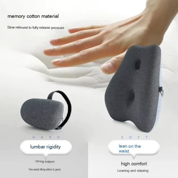 Car Lumbar Support Memory Foam Pillow - Ergonomic Backrest Cushion - Wholesale Pillow