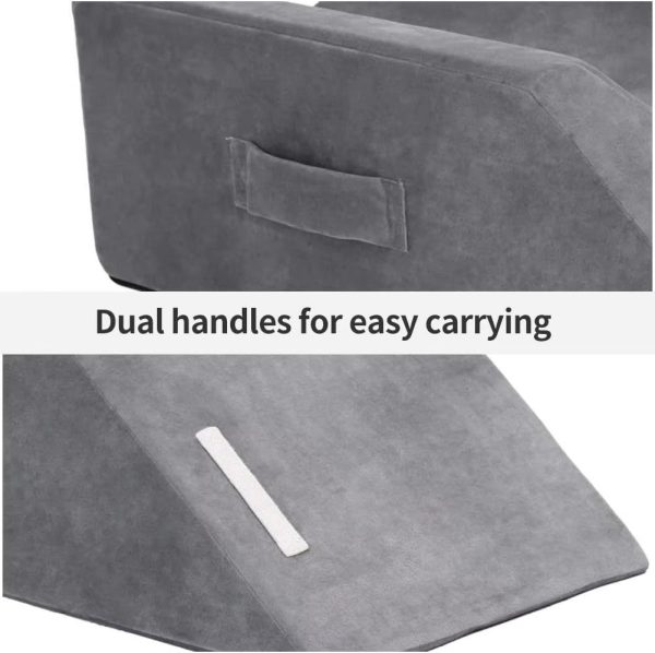 O1CN012nETnA1s7MEaImJ0K_!!2220254235719-0-cib Post-surgery leg-elevating memory foam pillow; leg-elevating knee wedge pillow for relief of knee, hip, and ankle joints; leg pillow