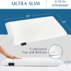 O1CN013YAPkr2I9Lvy8FH0I_!!2816569243-0-cib.jpg_ Ultra-thin Memory Foam Pillow for Cervical Alignment and Deep Sleep – Lightweight Cervical Support Pillow, White