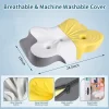 O1CN013ZZf012I9LvyepYpI_!!2816569243-0-cib.jpg_ Ergonomic Memory Foam Pillow with Dual Ear Relief Zones, Contoured for Side, Back, and Stomach Sleepers