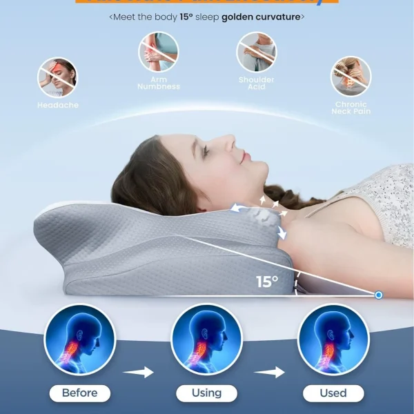 O1CN014M9ATN2I9LtiQkAQf_!!2816569243-0-cib.jpg_ Cross-border wholesale of butterfly-shaped pillows: slow-rebound pillows designed to support the cervical spine; memory foam pillows for hotels and home use