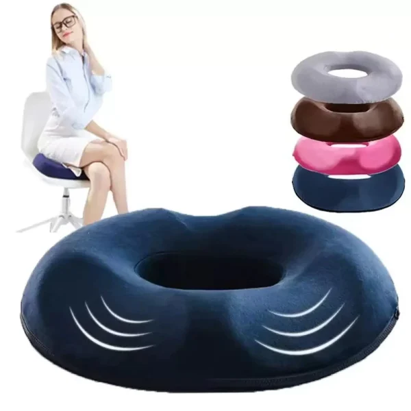 Orthopedic Memory Foam Ring Pillow, Hemorrhoid Cushion, Pregnancy Cushion, Car Seat Cushion, Office Seat Cushion